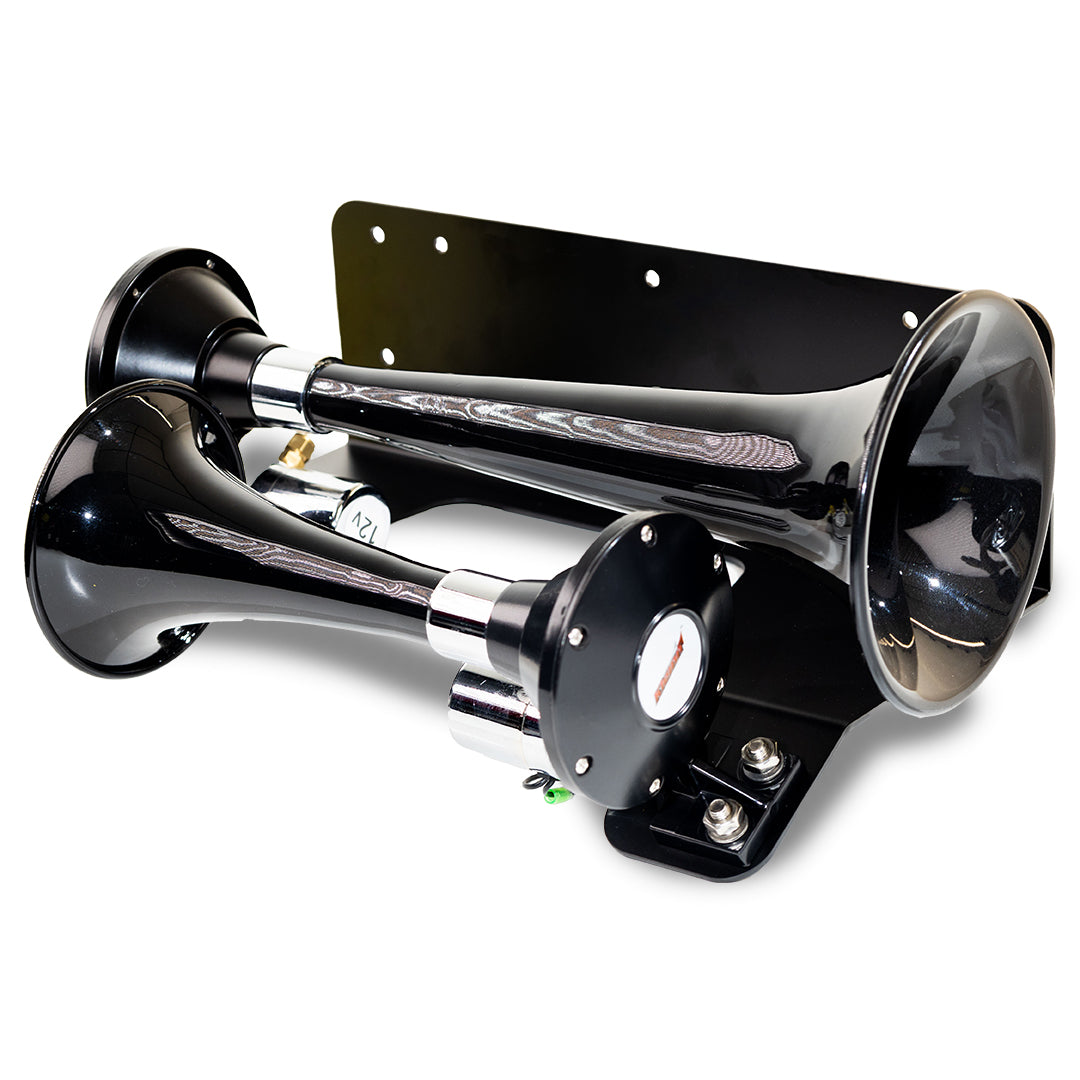 2007-2018 Jeep Wrangler JK & JKU Black Dual Air Horns