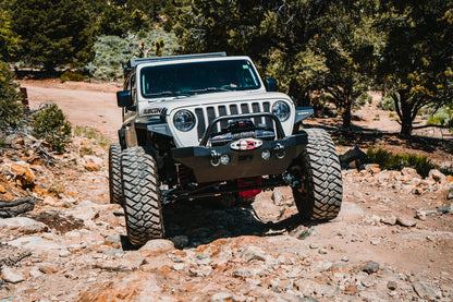 2018-2026 Jeep Wrangler JL And Gladiator JT Tube Grill Guard (Bolt On) Body Armor 4X4