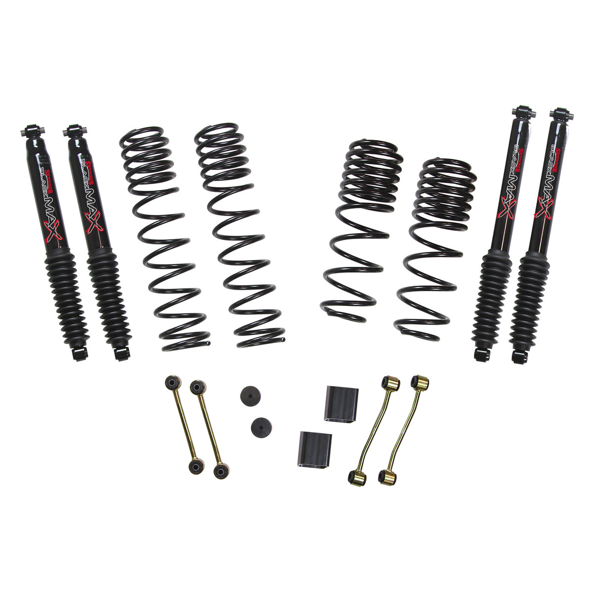 Jeep JL Diesel 2.5 Inch Dual Rate Long Travel Suspension Lift W/Black MAX Shocks 2020 Wrangler JL Skyjacker