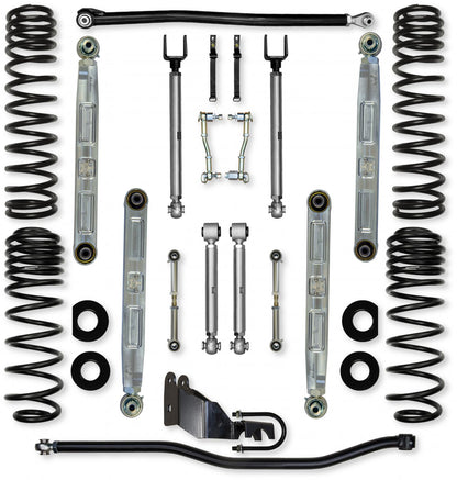 2.5 Inch X-Factor Pro Elite Mid-Arm Suspension System for Jeep Wrangler JLU Diesel Models Rock Krawler