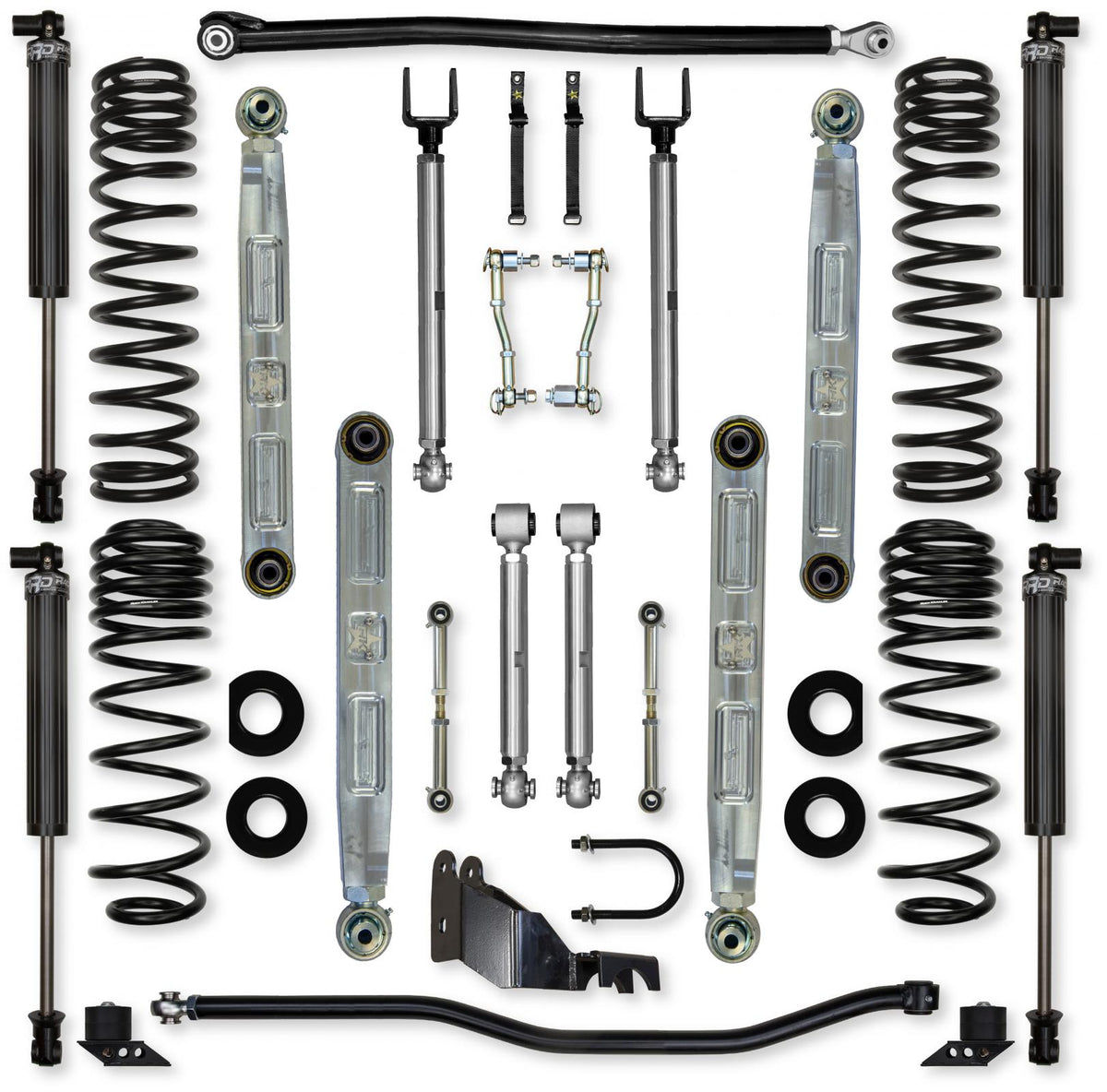 2.5 Inch X-Factor Pro Elite Mid-Arm Suspension System for Jeep Wrangler JLU Diesel Models Rock Krawler