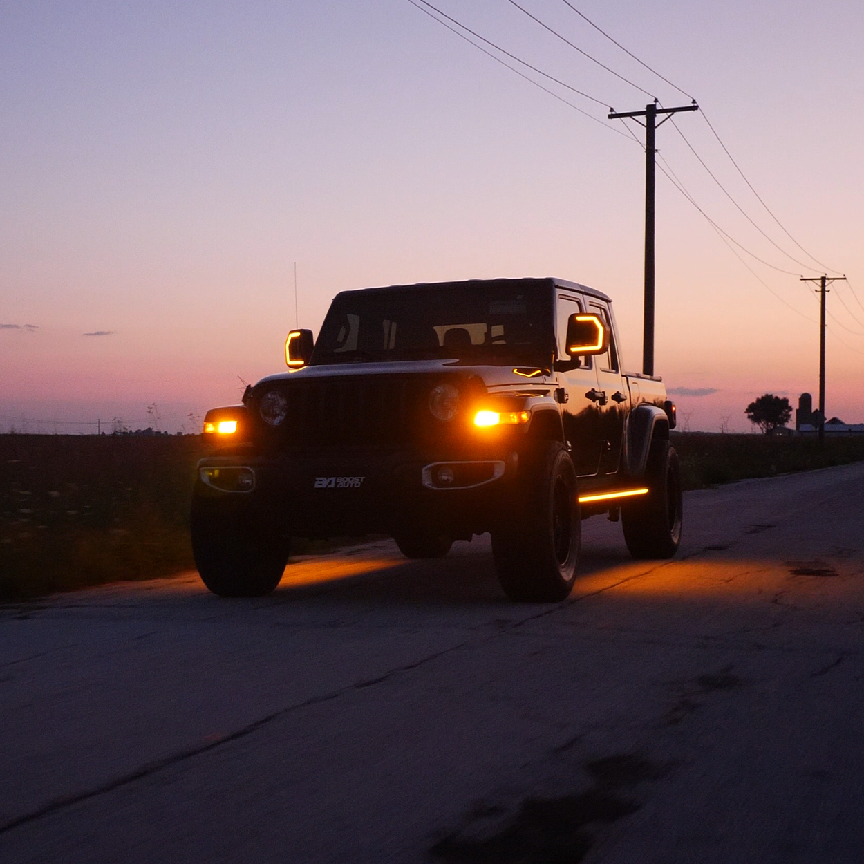 Lumastep M1 Light Up Running Boards | 2020-2026 Jeep Gladiator JT