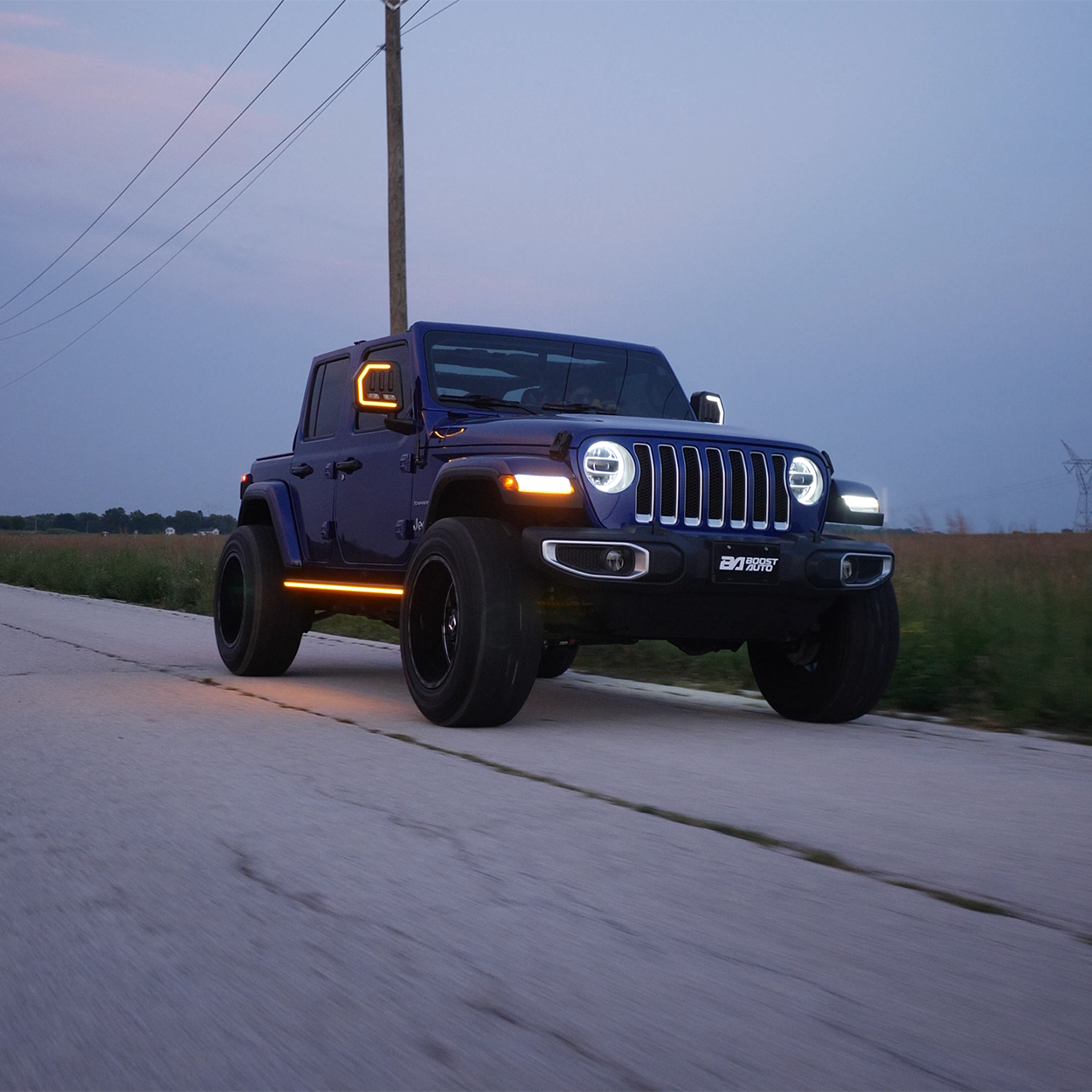 Lumastep M1 Light Up Running Boards | 2018-2026 Jeep Wrangler JLU