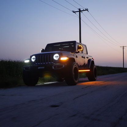 Lumastep M1 Light Up Running Boards | 2018-2026 Jeep Wrangler JLU