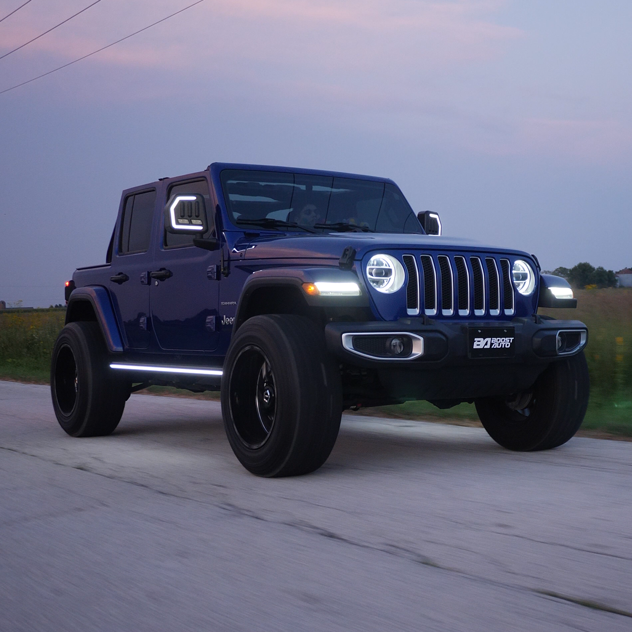Lumastep M1 Light Up Running Boards | 2018-2026 Jeep Wrangler JLU