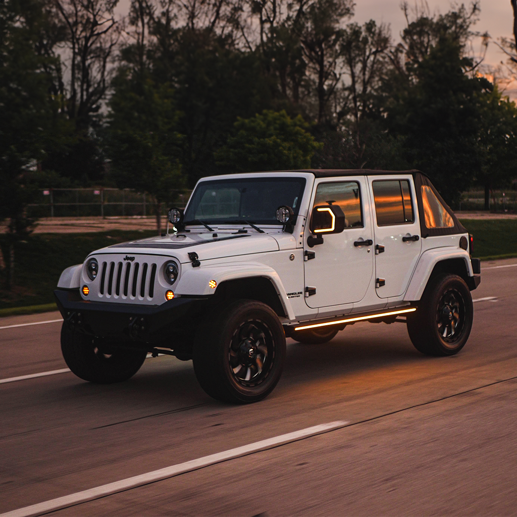 Lumastep M1 Light Up Running Boards | 2007-2018 Jeep Wrangler JKU
