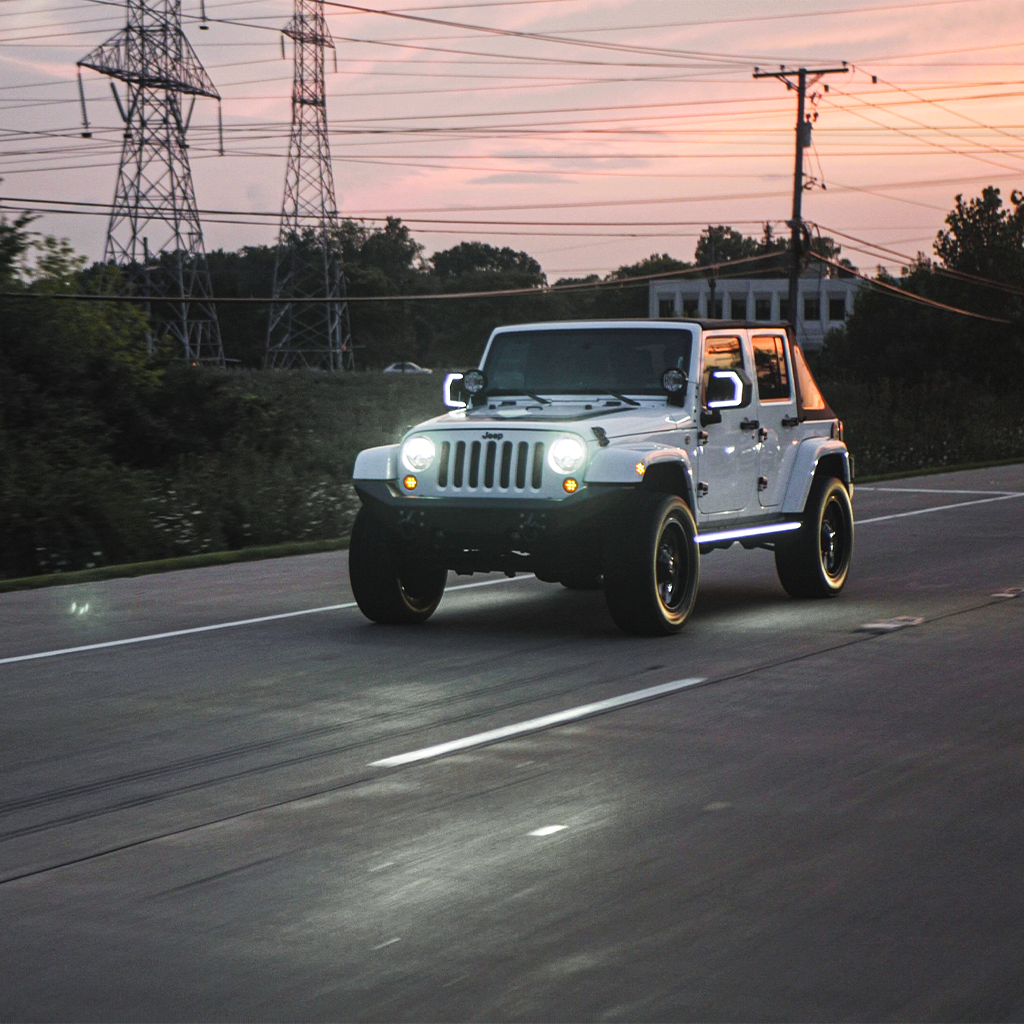 Lumastep M1 Light Up Running Boards | 2007-2018 Jeep Wrangler JKU