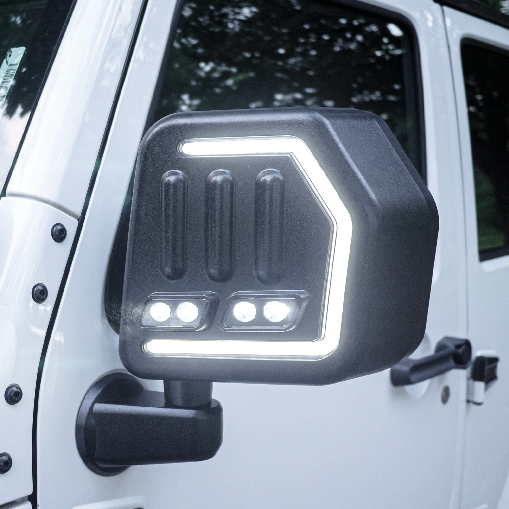 Jeep Wrangler JL/JLU Trail Mirrors (2018-2026)