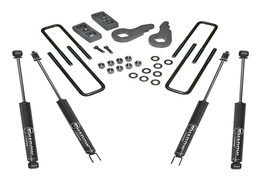 2.5 Inch Lift Kit 1999-2006 Chevy Silverado and GMC Sierra 1500 4WD with Superlift Shocks Superlift