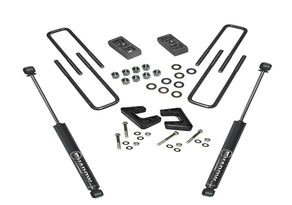 2.5 Inch Lift Kit 2007-2018 Chevy Silverado and GMC Sierra 1500 4WD with Rear Superlift Shocks Superlift