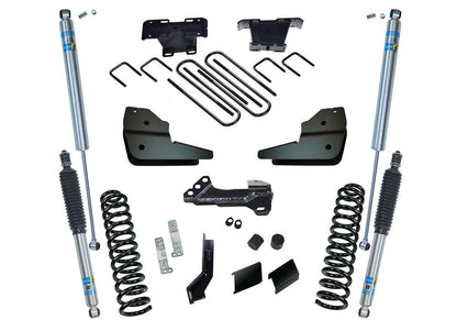 4 Inch Lift Kit 2023-2025 Ford F-250/350 4WD with Diesel Engine without Auto Leveling Headlight Function with Bilstein 5100 Shocks Superlift
