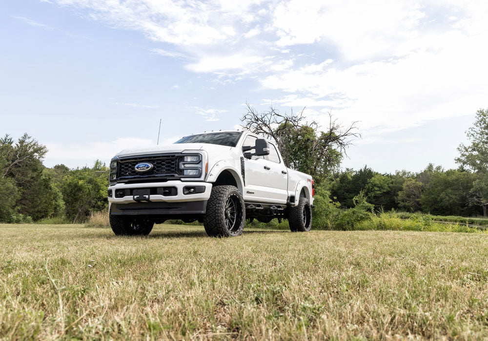 4 Inch Lift Kit 2023-2025 Ford F-250/350 4WD with Diesel Engine without Auto Leveling Headlight Function with Superlift Shocks Superlift
