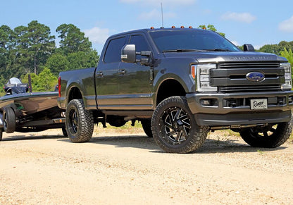 4 Inch 4-Link Lift Kit 2023-2025 Ford F-250/F-350 4WD Diesel Engine with Fox 2.0 Reservoir Shocks Will Not work with Auto Leveling Headlight Function Superlift