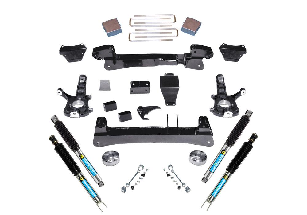 6 Inch Lift Kit 1999-2006 Chevy Silverado and GMC Sierra 1500 4WD Knuckle Kit with Shocks Superlift