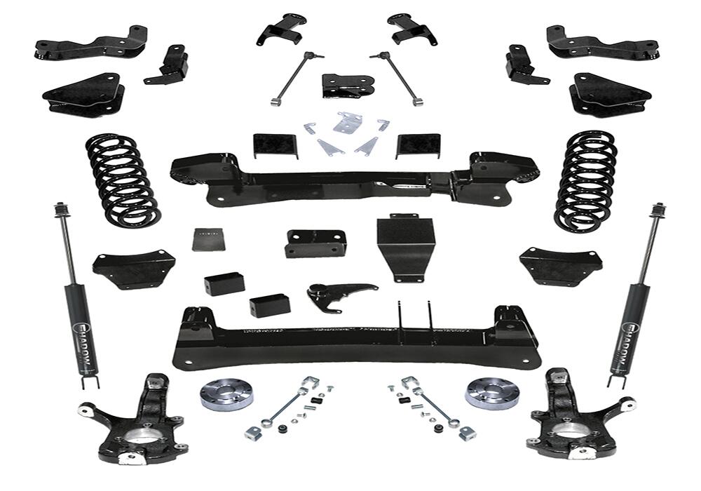 6 Inch Lift Kit 2000-2006 Chevy Suburban, Tahoe and GMC Yukon 4WD Knuckle Kit with Shocks Superlift