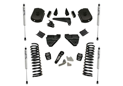 4 Inch Lift Kit 2014-2018 Dodge Ram 2500 4WD Diesel Engine without Replacement Radius Arms with Fox 2.0 Shocks with Radius Arm Drop Brackets Superlift