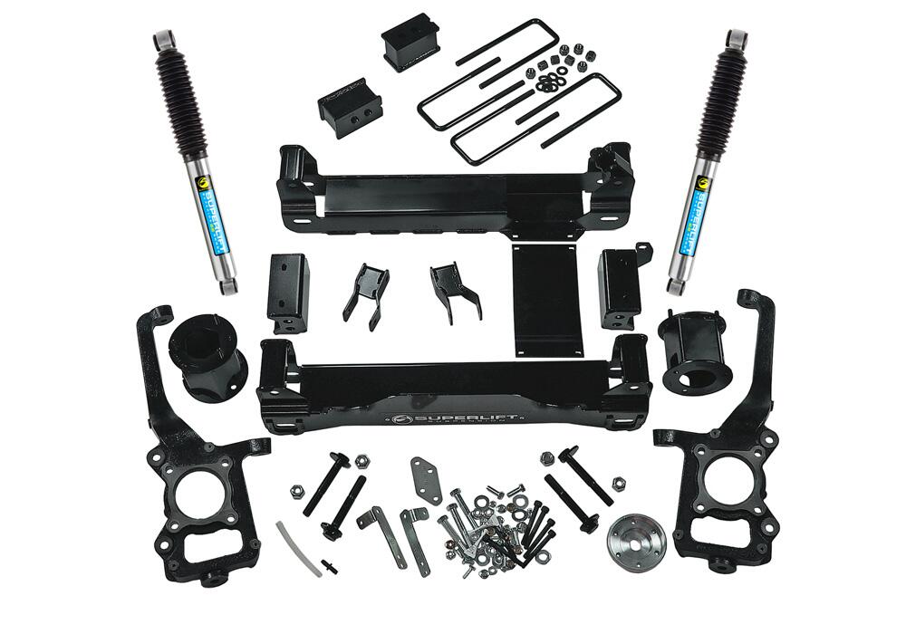 6 Inch Lift Kit 2015-2020 Ford F-150 4WD with Bilstein Rear Shocks Superlift
