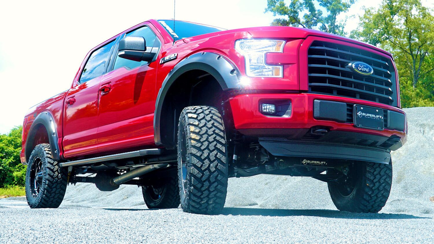 6 Inch Lift Kit 2015-2020 Ford F-150 4WD with Superlift Rear Shocks Superlift