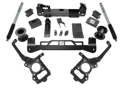 6 Inch Lift Kit 2021-2024 Ford F-150 non-Raptor 4WD without Tremor Package with Shocks Superlift
