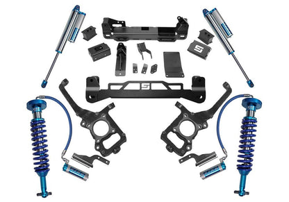 6 Inch King Edition Lift Kit 2021-2024 Ford F-150 non-Raptor 4WD without Tremor Package with King Front Coil Overs and King Reservoir Rear Shocks Superlift