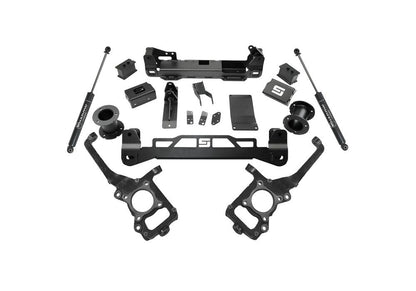 6 Inch Lift Kit 2021-2024 Ford F-150 non-Raptor 4WD without Tremor Package with Shocks Superlift