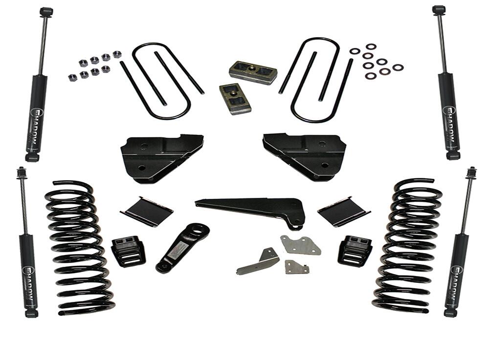 4 Inch Lift Kit 2013-2018 Dodge Ram 3500 4WD Diesel Engine with Shocks Superlift