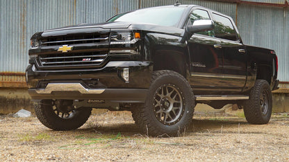 6.5 Inch Lift Kit 2014-2018 Chevy Silverado and GMC Sierra 1500 4WD with Aluminum or Stamped Steel Control Arms with Bilstein Rear Shocks Superlift