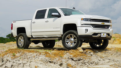 6.5 Inch Lift Kit 2014-2018 Chevy Silverado and GMC Sierra 1500 4WD with Aluminum or Stamped Steel Control Arms with Bilstein Rear Shocks Superlift