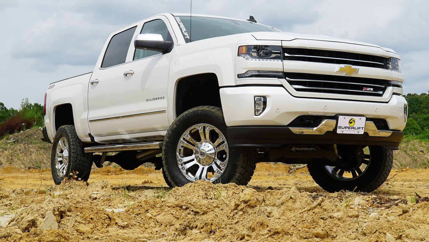 6.5 Inch Lift Kit 2007-2013 Chevy Silverado/GMC Sierra 1500 4WD with Fox Coilovers and Rear Shocks Superlift