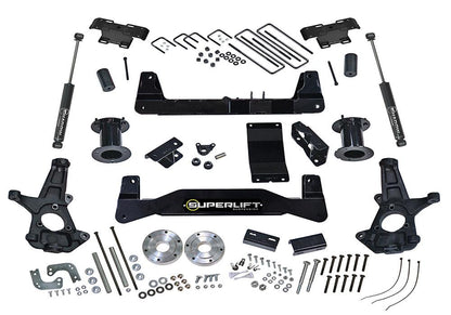 6.5 Inch Lift Kit 2007-2013 Chevy Silverado and GMC Sierra 1500 4WD with Shocks Superlift