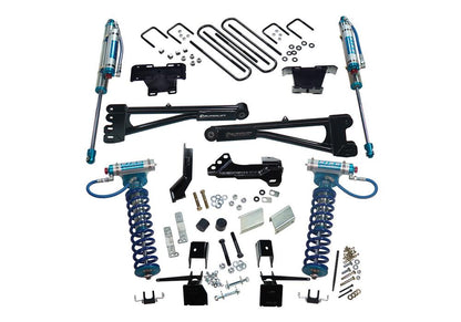 4 Inch King Edition Radius Arm Lift Kit 2017-2022 Ford F-250 and F-350 Super Duty 4WD with King Front Coilovers and King Reservoir Rear Shocks Superlift