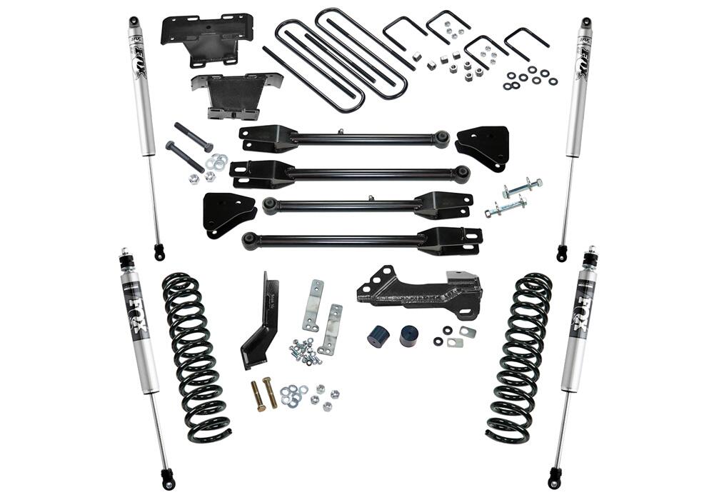 4 Inch Lift Kit 2017-2022 Ford F-250/350 4WD Diesel Engine with 4-Link Conversion with Fox 2.0 Shocks Superlift