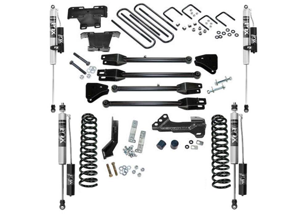 4 Inch Lift Kit 2017-2022 Ford F-250/350 4WD Diesel Engine with 4-Link Conversion with Fox 2.0 Shocks Superlift