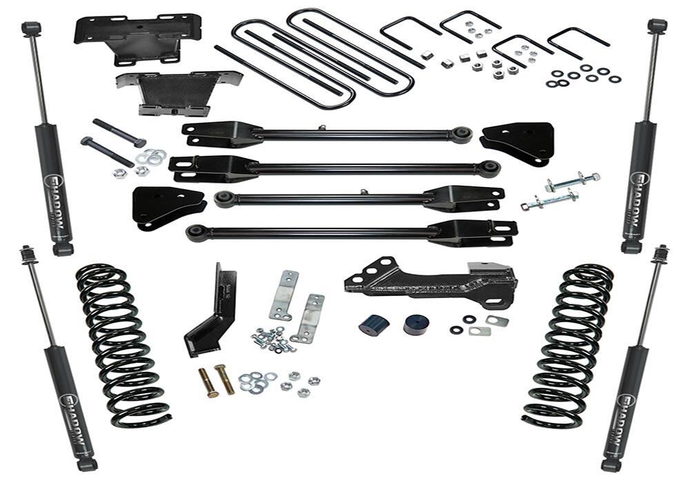 4 Inch 4-Link Lift Kit 2017-2022 Ford F-250 and F-350 Super Duty with Shocks 4WD Diesel Only Superlift