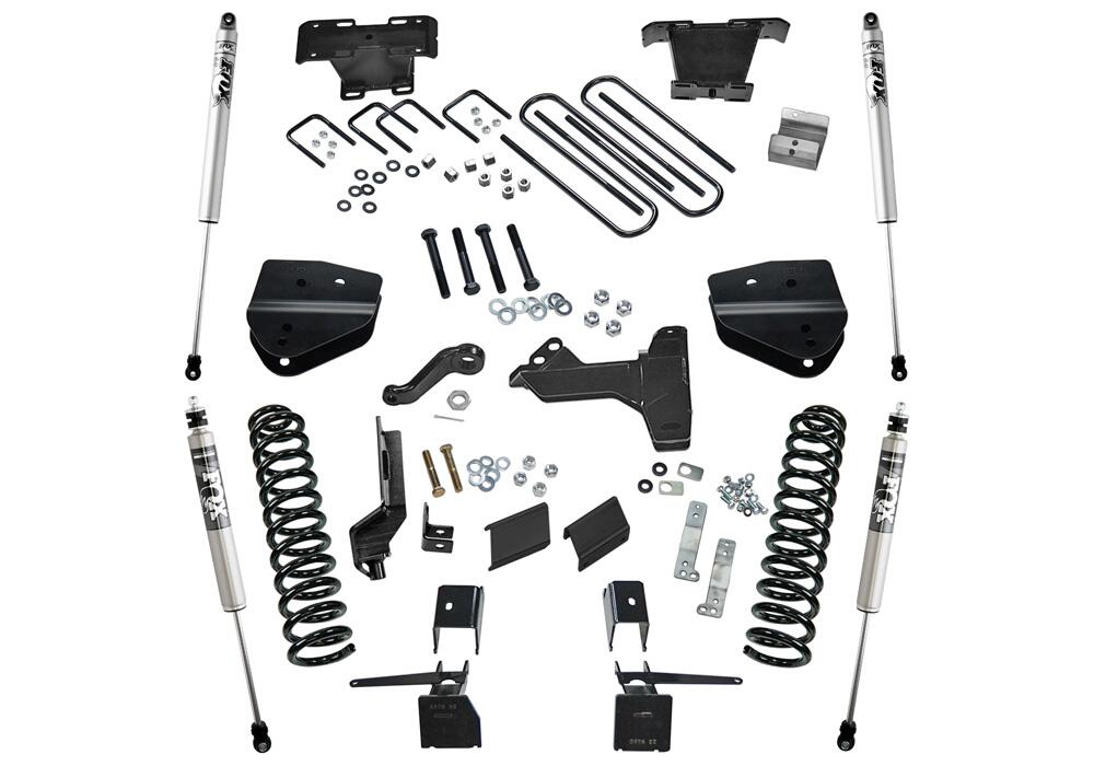 6 Inch Lift Kit 2017-2022 Ford F-250/350 4WD Diesel without 4-Link Conversion without Replacement Radius Arms with Fox 2.0 Series Shocks Superlift