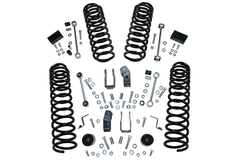 2.5 Inch Dual Rate Coil Lift Kit 2018-2025 Jeep Wrangler JL Unlimited Including Rubicon with Shocks Superlift