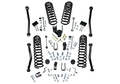 4 Inch Dual Rate Coil Lift Kit 2018-2025 Jeep Wrangler JL Unlimited Including Rubicon with Shocks Superlift