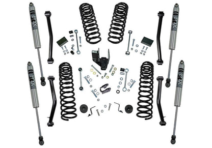 4 Inch Dual Rate Coil Lift Kit 2018-2025 Jeep Wrangler JL Unlimited Including Rubicon with Shocks Superlift