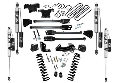 4 Inch Lift Kit 2005-2007 Ford F-250/350 4WD Diesel Engine with 4-Link Conversion with Fox 2.0 Shocks Superlift