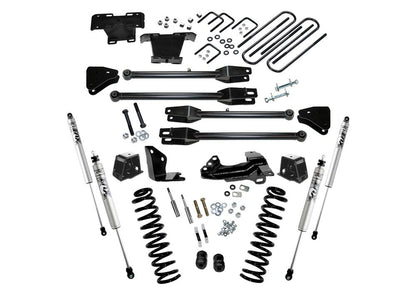 4 Inch Lift Kit 2005-2007 Ford F-250/350 4WD Diesel Engine with 4-Link Conversion with Fox 2.0 Shocks Superlift