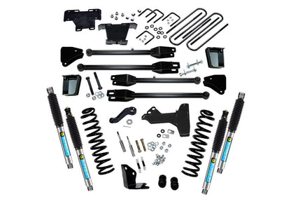 6 Inch Lift Kit 2005-2007 Ford F-250 and F-350 Super Duty 4WD Diesel Engine with a 4-Link Conversion and Shocks Superlift