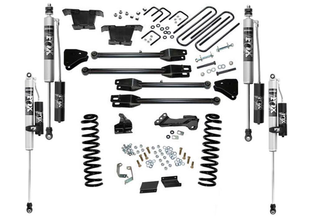 4 Inch Lift Kit 2011-2016 Ford F-250/350 4WD Diesel Engine with 4-Link Conversion with Shocks Superlift