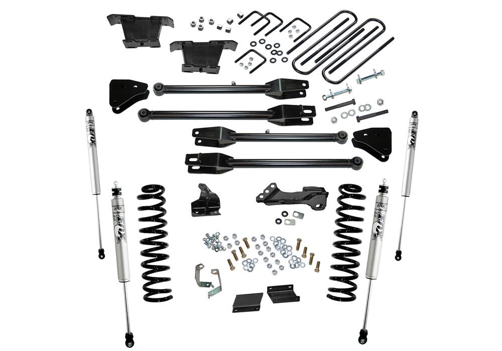 4 Inch Lift Kit 2011-2016 Ford F-250/350 4WD Diesel Engine with 4-Link Conversion with Shocks Superlift