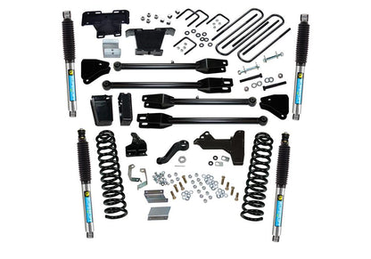 6 Inch Lift Kit 2011-2016 Ford F-250 and F-350 Super Duty 4WD Diesel Engine with a 4-Link Conversion and Shocks Superlift