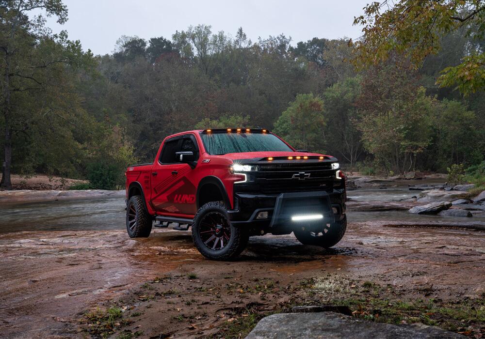 4 Inch Lift Kit 2019 (New Body Style)-2024 Chevy Silverado/GMC Sierra 1500 4WD with Aluminum or Stamped Steel Control Arms with Shocks Trailboss or AT4 Superlift