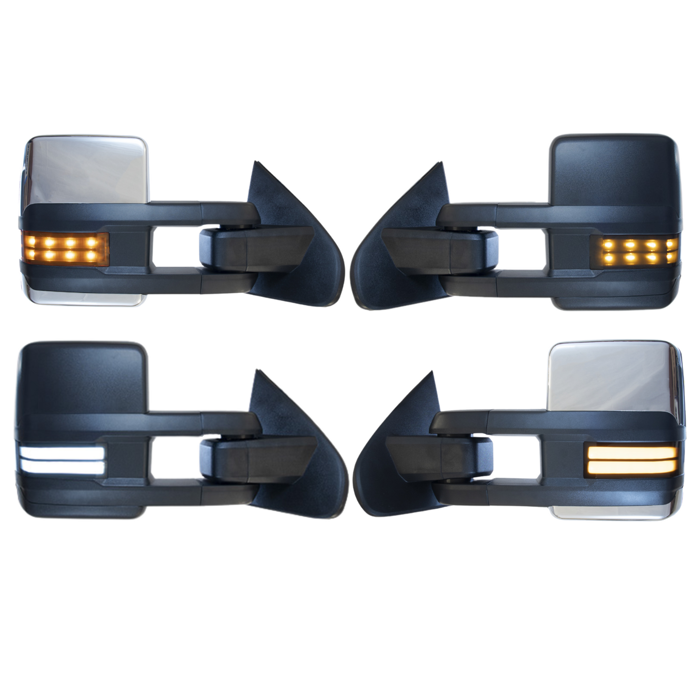 GM Style Dodge Ram 2500/3500 Tow Mirrors (2010-2018) - Style 2