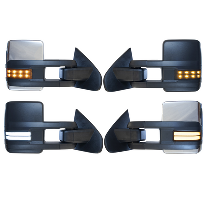 GM Style Dodge Ram 2500/3500 Tow Mirrors (2010-2018) - Style 2
