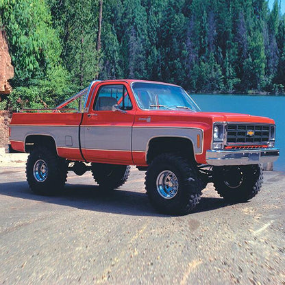 6 Inch Lift Kit 1973-1987 K10/K15 1973-1991 Blazer/Jimmy/Suburban 1/2 Ton Solid Axle 4WD Rear Block Kit with Superlift Shocks Superlift