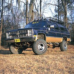 6 Inch Lift Kit (with 52 Inch Rear Springs) 1973-1987 K10/K15 1973-1991 Blazer/Jimmy/Suburban 1/2 Ton Solid Axle 4WD with Superlift Shocks Superlift