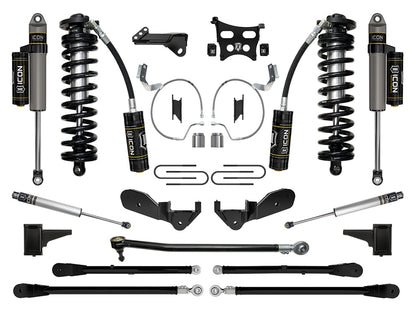 2023-2025 Ford F-250/F-350 Super Duty 4WD 4-5.5 Inch Lift Coilover Conversion System Icon Vehicle Dynamics